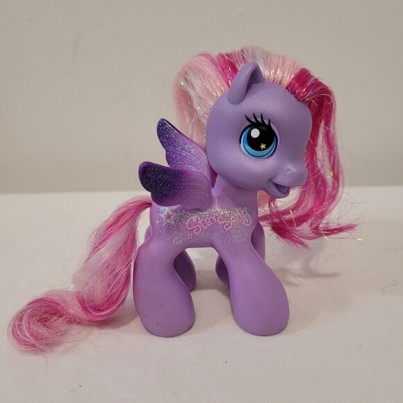 My Little Pony Purple Pegasus Songstar WInged Toy  4" Figure - Picture 4 of 12